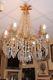 Large Chandelier In Gilded Bronze And Crystal Louis Xvi Style Time Nineteenth Century