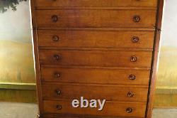 Large Dresser Furniture Of Notary Period 19th, Craft