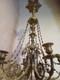Large Gilded Bronze Chandelier In Louis Xvi Style, Late 19th Century, 6 Arms