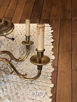 Large Gilded Bronze Chandelier in Louis XVI Style from the Late 19th Century with 6 Arms