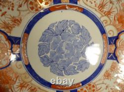 Large Imari Plate in Japanese Porcelain, Late 19th Century