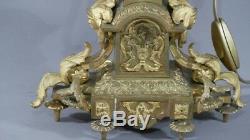 Large Lamp Louis XVI Style Gilt Bronze, Time XIX