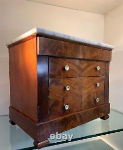 Large Louis Philippe Style Master Chest of Drawers, 19th Century Period