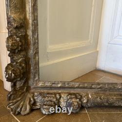 Large Louis XIV period frame, 18th century, antique gilded wood