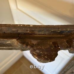 Large Louis XIV period frame, 18th century, antique gilded wood