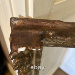 Large Louis XIV period frame, 18th century, antique gilded wood