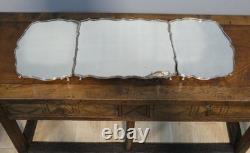 Large Louis XV-style silvered bronze table centerpiece, late 19th century