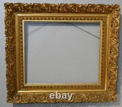 Large Napoleon III wooden and gilded stucco frame, 19th century