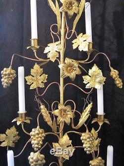 Large Pair Of Candelabra Church 7 Lights Nineteenth Century Time