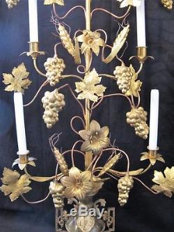 Large Pair Of Candelabra Church 7 Lights Nineteenth Century Time