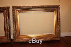 Large Pair Of Golden Frames Xixth Century