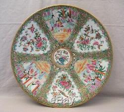 Large Porcelain Dish Canton China Nineteenth Century