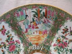 Large Porcelain Dish Canton China Nineteenth Century