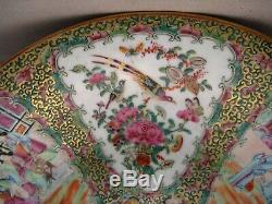 Large Porcelain Dish Canton China Nineteenth Century