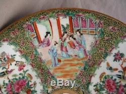 Large Porcelain Dish Canton China Nineteenth Century
