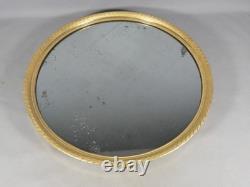 Large mirrored plateau, Empire-period centerpiece in gilt bronze, 19th century
