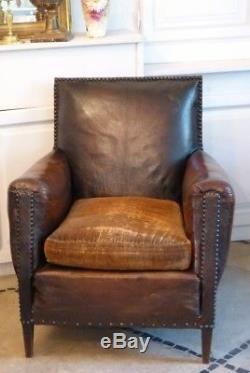 Leather Club Armchair Late Nineteenth Time