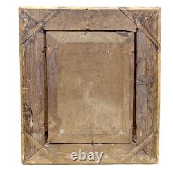 Leonard Saurfelt pair of oil paintings on panel, interior scenes, 19th century