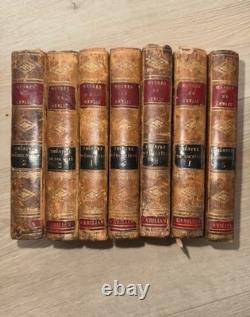 Lot 7 Volumes Mme de Genlis 1811-1813 Period Bindings Complete