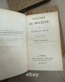 Lot 7 Volumes Mme de Genlis 1811-1813 Period Bindings Complete