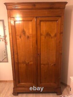 Louis Philippe Walnut Wardrobe from the 19th Century