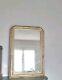 Louis-philippe Era Gilded Wooden Mirror With Gold Leaf Xixth Century 94x66 Cm 19th