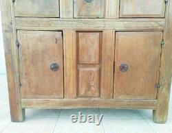 Louis XIV period oak trade cabinet buffet