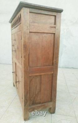 Louis XIV period oak trade cabinet buffet