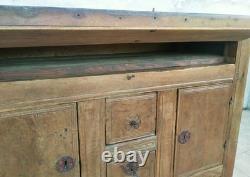 Louis XIV period oak trade cabinet buffet