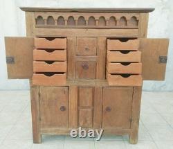 Louis XIV period oak trade cabinet buffet