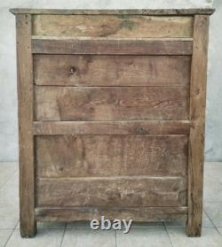 Louis XIV period oak trade cabinet buffet
