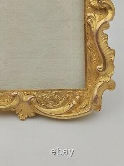Louis XV Photo Door Frame Golden Bronze Style, Era XIX