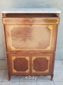 Louis XV Secretary inlaid from the 18th century