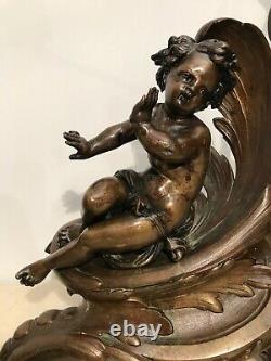 Louis XV Style Bronze Fireplace Front 19th Century