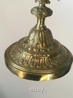 Louis XV Style Gold Bronze Candlestick 19th Century