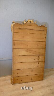 Louis XV Style Mirror in Wood and Gilded Stucco, 19th Century