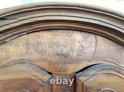 Louis XV period wardrobe with the Coat of Arms and Crown of France