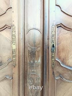 Louis XV period wardrobe with the Coat of Arms and Crown of France