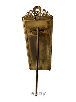 Louis XVI Style Golden Bronze Poser Thermometer Noud Ribbons Epoque XIX Ème