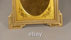 Louis XVI Style Photo Frame In Bronze And Golden Brass, Era Xixth Century