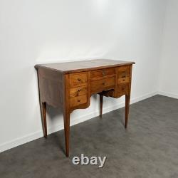 Louis XVI period cherrywood powder table, 18th century