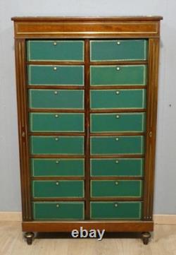 Louis XVI-style mahogany chest of drawers with marble top, late 19th century
<br/>

 