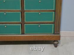 Louis XVI-style mahogany chest of drawers with marble top, late 19th century
 <br/>

