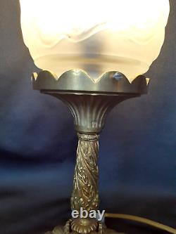 Lustre Plafonnier Bronze Gilded, Era Late XIX / 1900 B