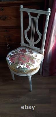 Lyre Chair from the Louis XVI Period, Stamped GAY