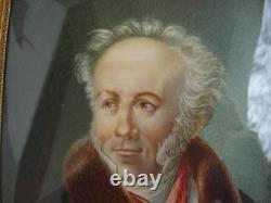 MINIATURE, GOUACHE, PORTRAIT OF A MAN, 19TH CENTURY