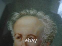 MINIATURE, GOUACHE, PORTRAIT OF A MAN, 19TH CENTURY