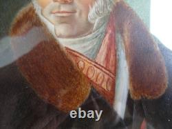 MINIATURE, GOUACHE, PORTRAIT OF A MAN, 19TH CENTURY