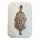 Magnificent Antique Brooch Pendant 18k Gold Diamonds 19th Century 18 Carat Gold