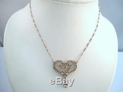 Magnificent Old Neck In 18k Gold Diamond Period Late XIX 18k